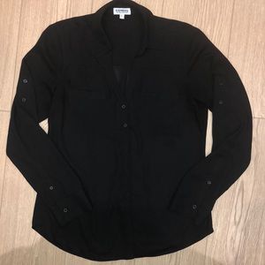 Express black portofino shirt